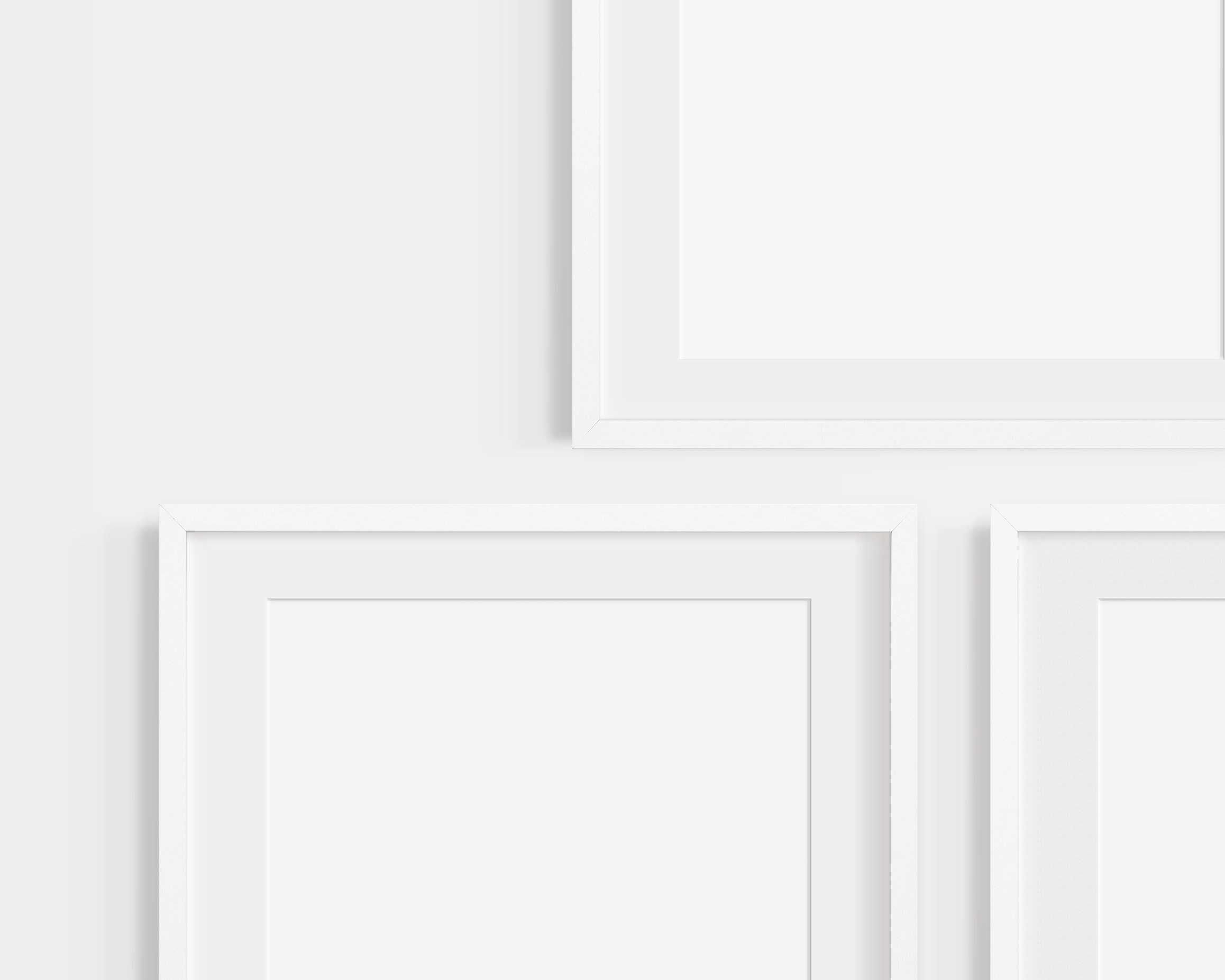 Horizontal Frame Mockup 3 Frame Mockup Horizontal White Frame Etsy