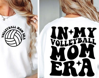In My Volleyball Mom Era Svg, Volleyball Mom Svg, Volleyball Mama Png Cutting File, Volleyball Png, Sports Png, Volleyball Mom Png