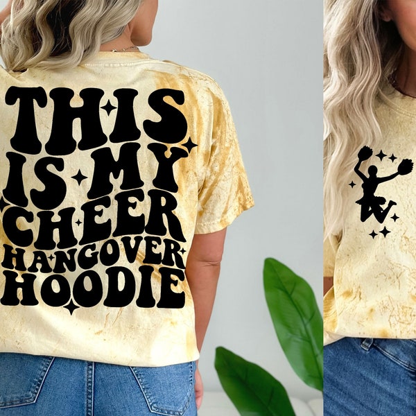 This is my cheer hangover hoodie SVG, cheerleading svg, cheerleading png, trendy cheer svg, cheer hoodie svg, cheer svg, competitive cheer