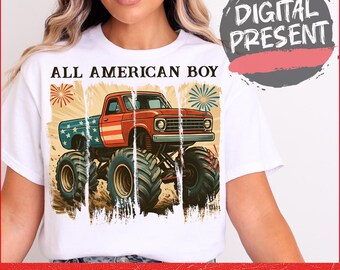 All American Boy PNG Sublimation Design, Boys 4th of July PNG, Kids Patriotic Png, American Flag Png, Happy 4th of July Png, Retro USA Png