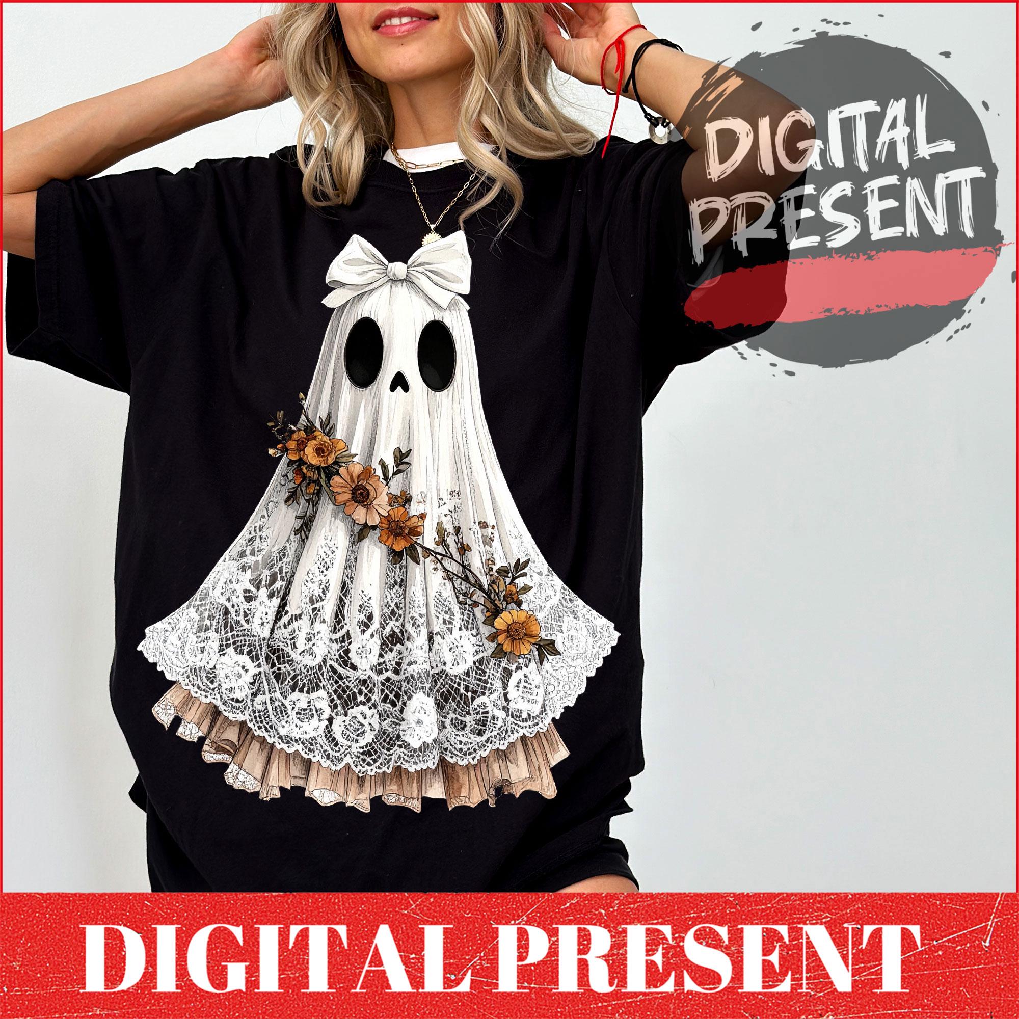 Cute Lace Ghost Png, Boo in Boojee, Halloween Boo Lace Bow Png ...