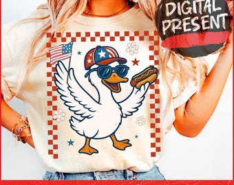 Mamá Ganso (4 de julio) PNG, Diseño de Mamá Coqueta Americana, Ganso Patriótico (PNG), Día de los Caídos, Bandera Femenina de EE. UU. (PNG), Día de la Independencia (PNG)