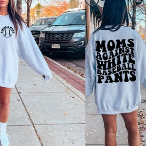 Moms Against White Baseball Pants Svg, Baseball Svg Png Pdf, Funny Baseball quote Cut File, For Shirt, Mug, Cricut image 9