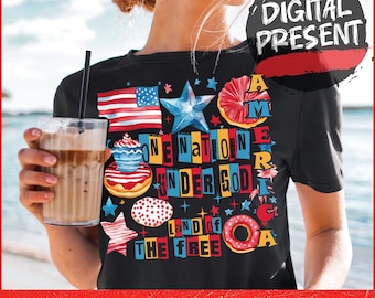 Retro America Png, Trendy America Patchwork Png, 4 de julio Png, Vintage Memorial Day PNG, EE. UU. Png, Día de la Independencia png, Tierra de la Libertad