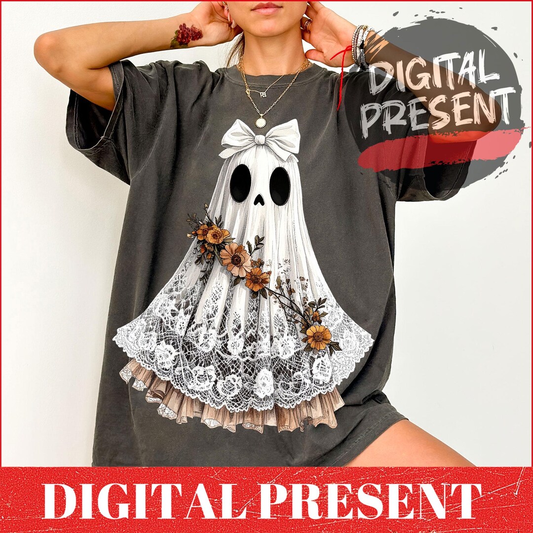 Cute Lace Ghost Png, Boo in Boojee, Halloween Boo Lace Bow Png ...