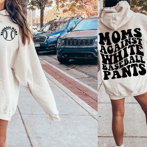 Moms Against White Baseball Pants Svg, Baseball Svg Png Pdf, Funny Baseball quote Cut File, For Shirt, Mug, Cricut image 8