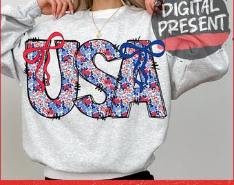 Floral Coquette USA Png, Retro America Png, 4th Of July PNG, 4th Of July Sublimation Design, popular America Png, Patriotic Png, Girly png