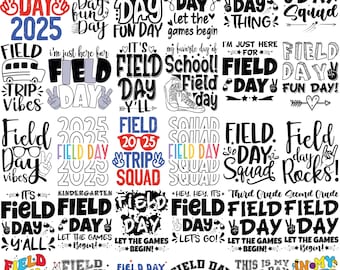 Field day SVG Bundle, Field Day Trip Svg, Funny Teacher Svg,Field Day Svg, Last Day of School Svg, Game Day, Field Day Fun Day, Game day svg