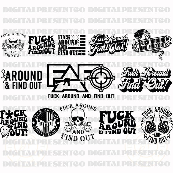 Fuck Around And Find Out Svg png, Petty Quote, Adult Humor, F Around Png, Middle Finger Pocket, Digital Download, Sublimation Design