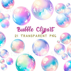 Clipart akwarelowy Bubble, Iridescent Bubble PNG, Dreamy Bubbles, pobieranie cyfrowe, zaproszenie, sublimacja, scrapbooking, rzemiosło papierowe