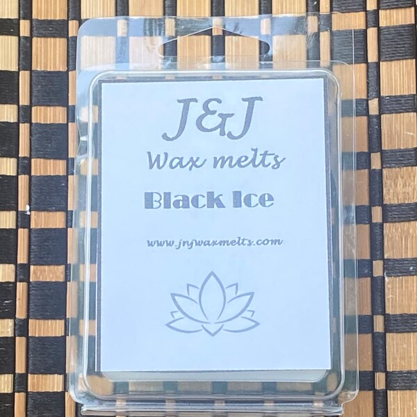 Black Ice HIGHLY scented 100% natural soy wax melt