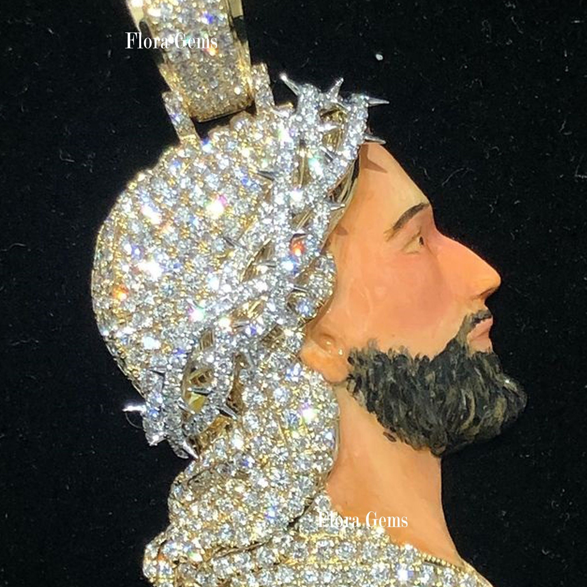 Diamond jesus head deals