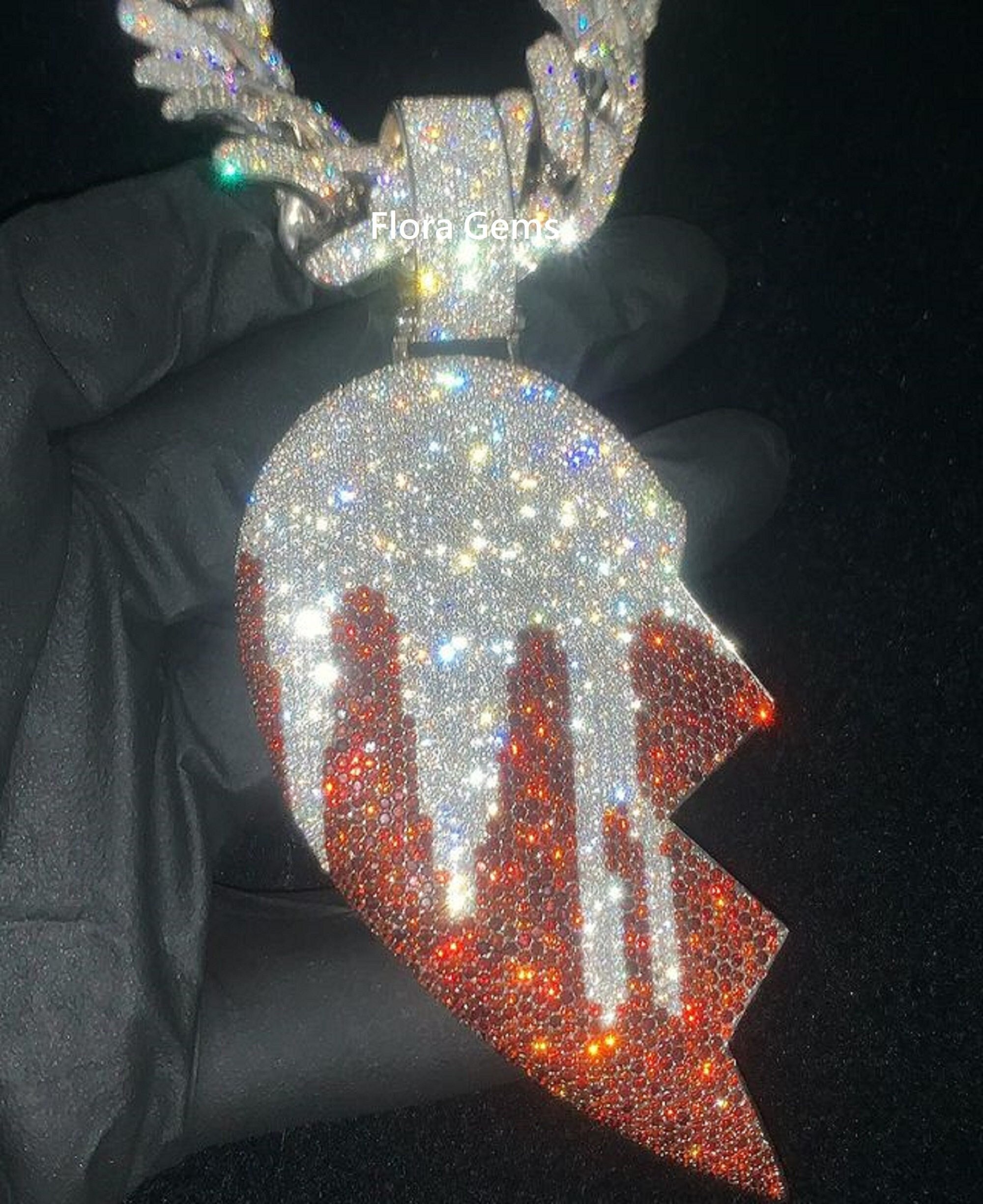 Iced Out Halskette Mit Gebrochenem Herz Anhänger, Glitzernder Zirkon  Schmuck Mit 61 Cm Langer Seilkette, Valentinstags Geschenk Für Paare,  Männer Und Frauen Von 19,29 €