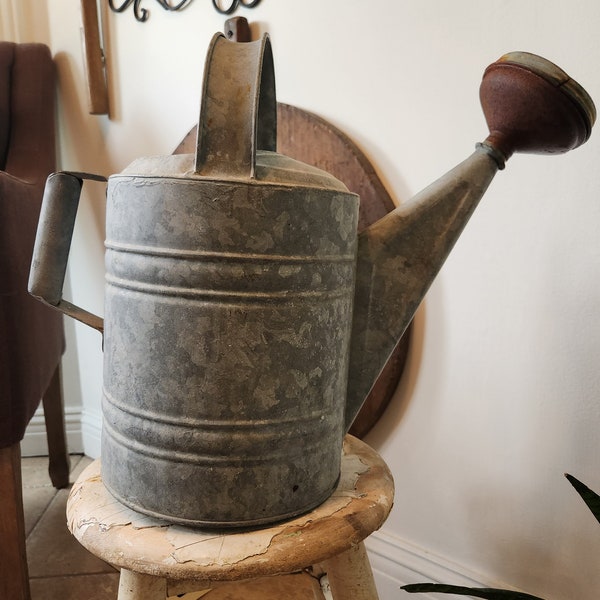 Galvanized Watering Can Etsy