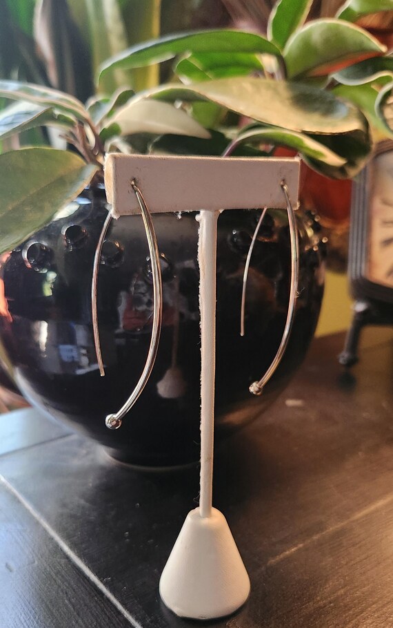 Silpada Sterling Silver Spheres On Teardrop Earrings