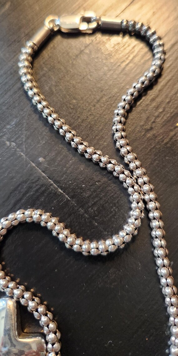 Vintage Silpada Sterling Silver Solid Cross Penda… - image 3