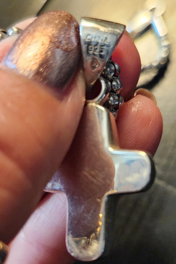 Vintage Silpada Sterling Silver Solid Cross Penda… - image 7