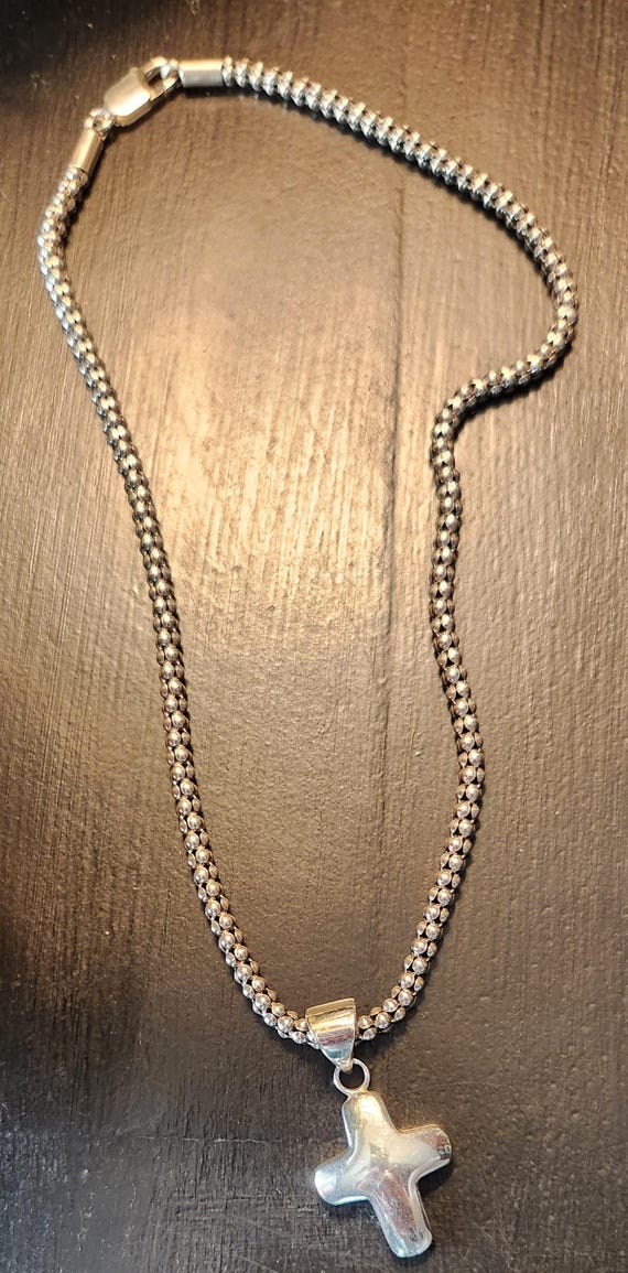 Vintage Silpada Sterling Silver Solid Cross Penda… - image 9