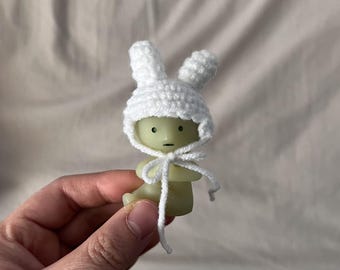 Crochet Smiski Miffy Bunny Hat