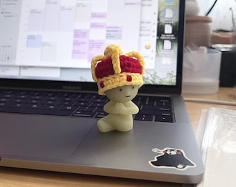 Crochet Smiski Royal Crown Hat