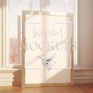Modern Interior Frame Mockup, Poster Mockup, Wall Art Mockup, Digital Frame Mockup, Interior Mockup, PSD Smart Object Mockup, 2:3 Ratio