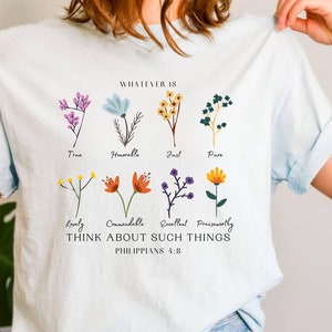 Comfort Color Unique and Stylish Think About Such Things T-Shirts - Stand Out with Custom Patterns on Etsy Think About Such Things, Unique