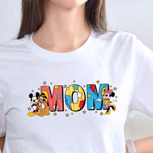 Disney Mom Shirt, Disney Mama Shirt, Retro Mama Shirt, Mickey And Minnie Mama Shirt, Mothers Day Shirt, Gift For Mom, Cute Mama Gift, Mama