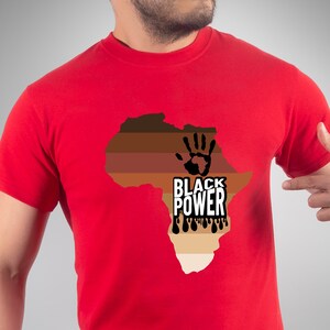 Sweatshirt Power Africa Text Logo Fill - T-shirt Graphique Licence Officielle Black History, Coupe Classique, 241 G, Pour Hommes, Femmes, Enfants