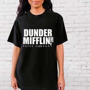 Comfort Colors®  Dunder Mifflin Paper Company Inc American Office TV  T Shirt, The Office tee, The Office Gift, Besties  gift