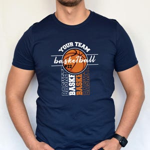 Your Team Basketball T-Shirt, Basketball School Team Group Shirt, Personalized Basketball Tee,Basketball Player Gift,Custom Basketball  Gift