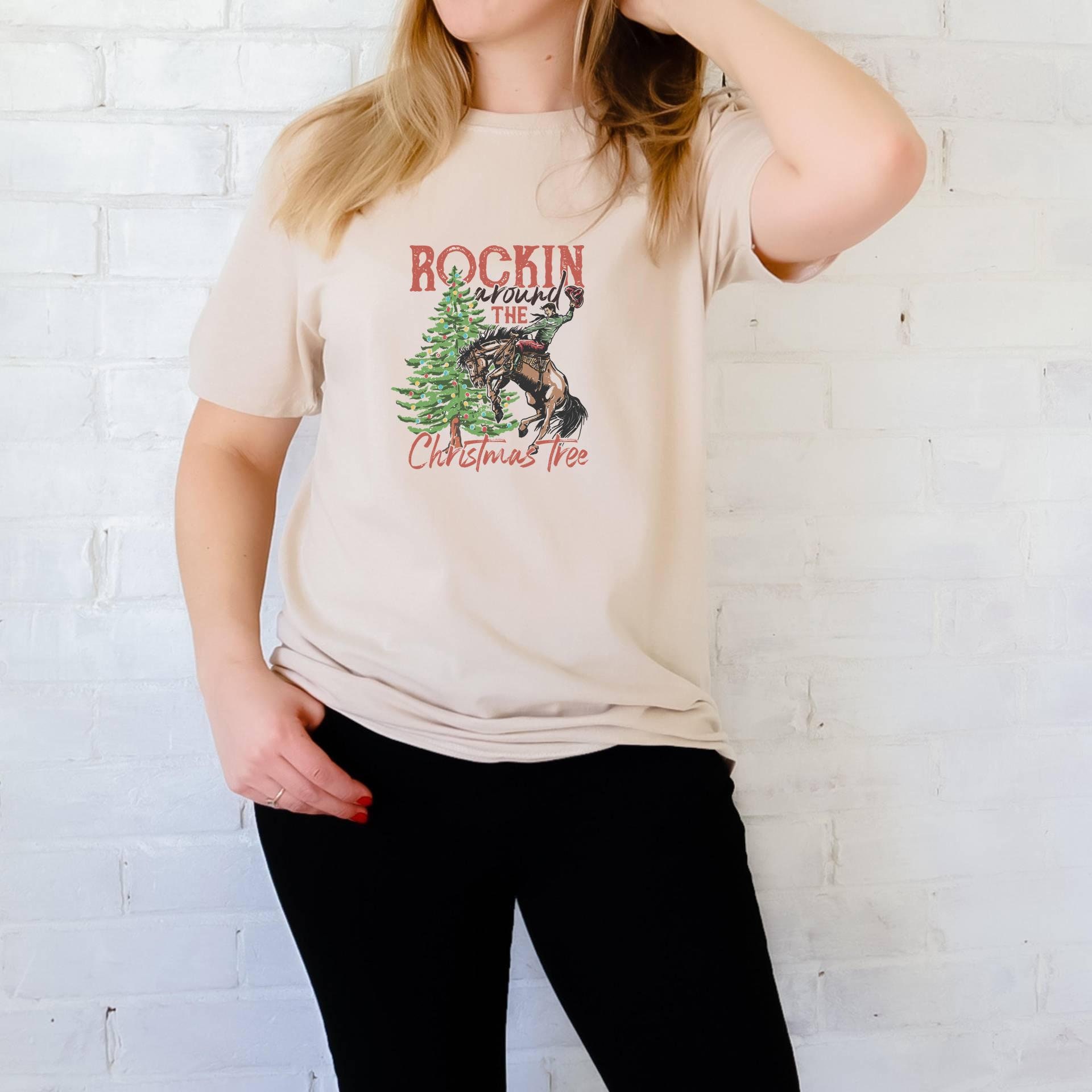 Rockin Around the Christmas Tree Shirt Christmas Shirt Retro Christmas ...