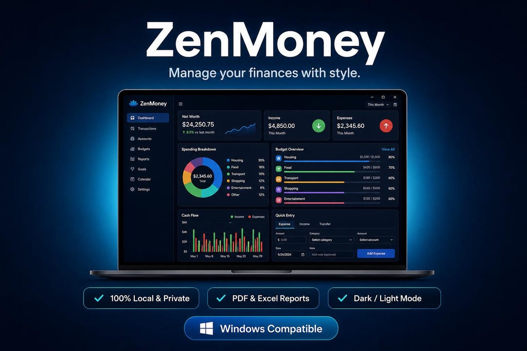 Zenmoney: Premium Personal Finance Software | Minimalist Desktop Budget ...
