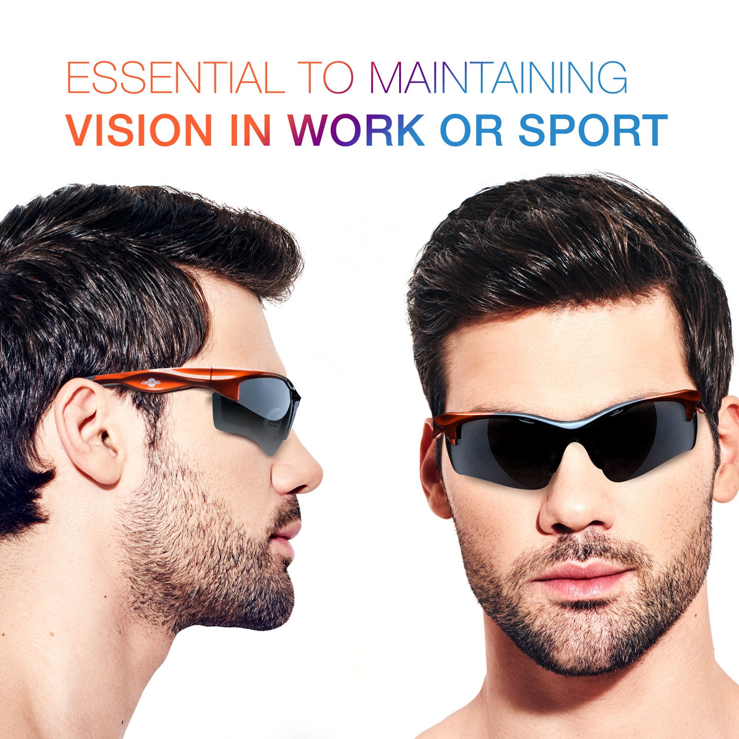 Toolfreak Safety Glasses Polarized Lens Anti Glare Dark Smoke Rated to