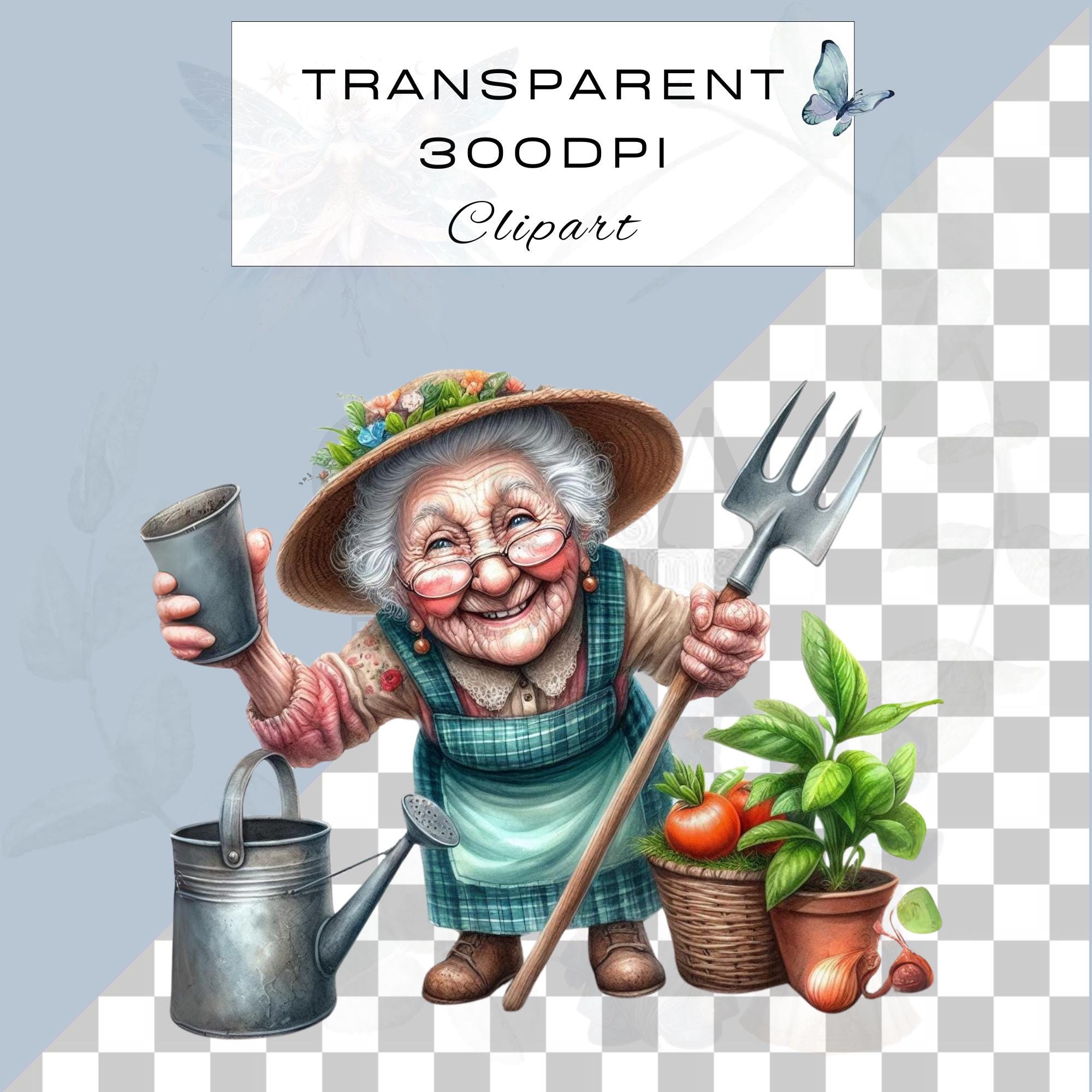Funny Grannys PNG Clipart Bundle | Sassy Granny Sublimation ...