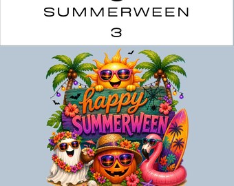 Summerween 3 PNG-Clipart-Bundle | Junk Journal | Scrapbooking | Klassenzimmer | Sofortiger digitaler Download | Kommerzielle Nutzung