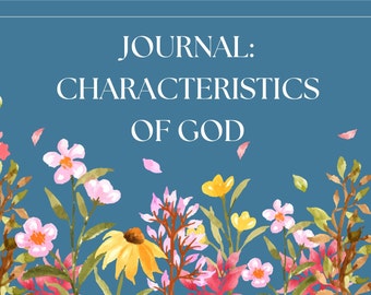 Estudio Bíblico Digital Características de Dios - Descarga Instantánea - Estudio de Mujeres - Cristiano - Diario Bíblico - Planificador de Espiritualidad