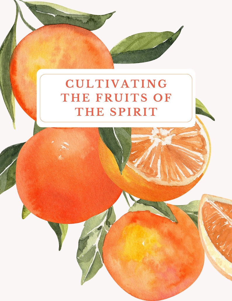 Fruits of the Spirit Bible Study Bible Study Guide Bible Study Journal Bible Study Printable