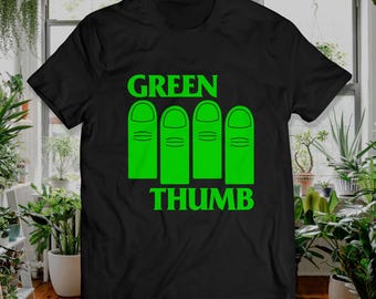 Plant Shirt Green Thumb Punk Gift for Gardener