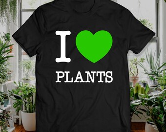 Plant Love Retro T Shirt NYC Plant Lovers I Heart Plant Gift Idea New York Plant Shirt Cute Unisex Sizing