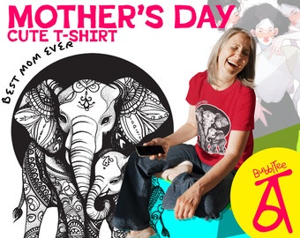 Mother's Day T-Shirt Gift | Momma Bear | Best Gift for Mom| Mum | Love | Cotton Tee | Oversized | WinWin