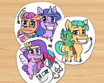 MLP G5 Sticker Set – Waterproof 3-Inch Vinyl Decals