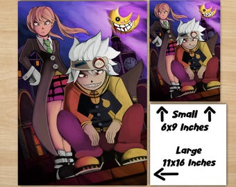 Soul Eater Poster Print - 6x9 inch Light Cardstock Plain