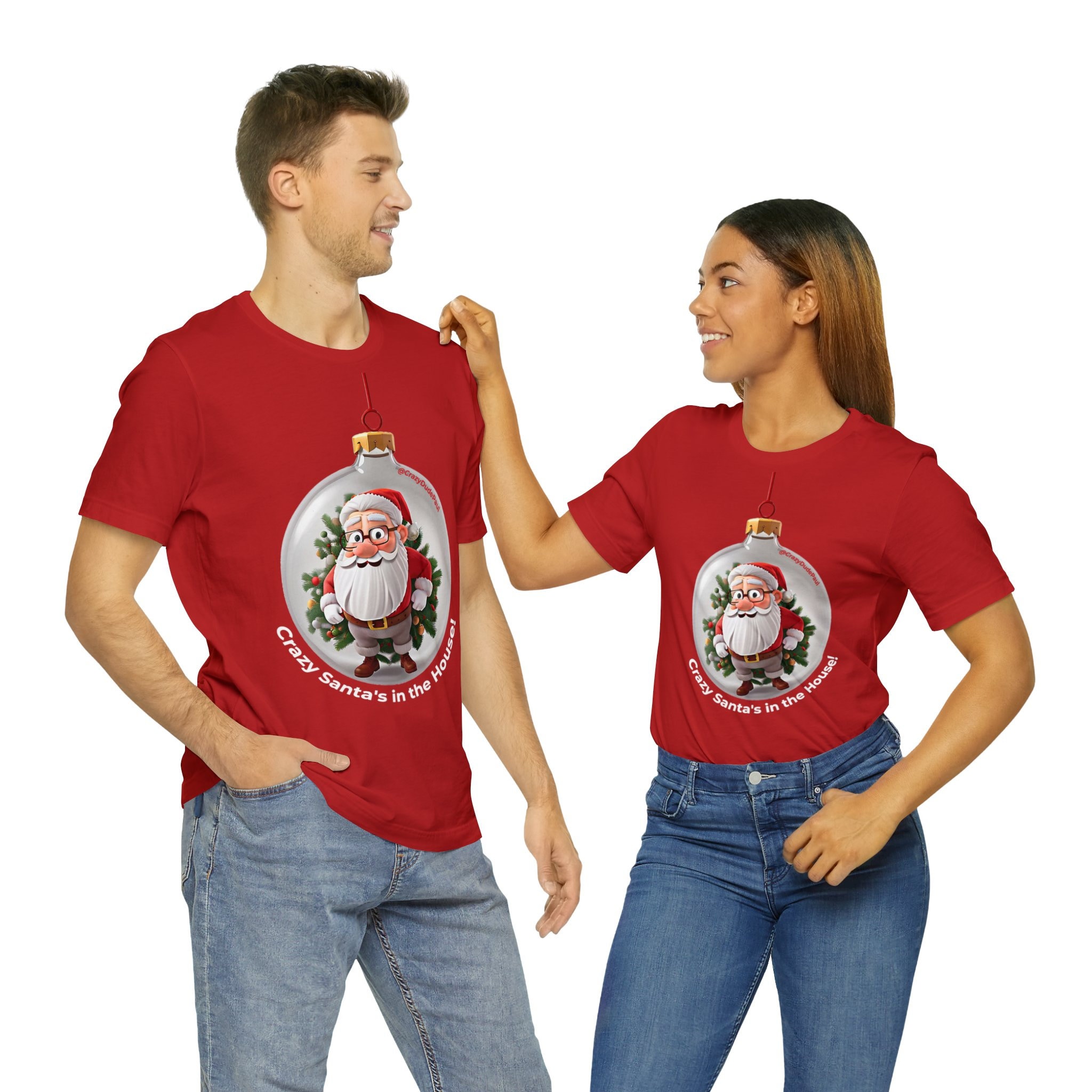 Crazy Santa in the House T-shirt Form Crazydudepaul - Etsy