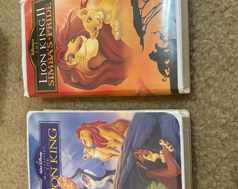 Lion king VHS 1&2