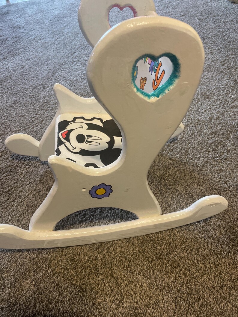 Toddler Mickey Mouse Rocking Chair - Etsy