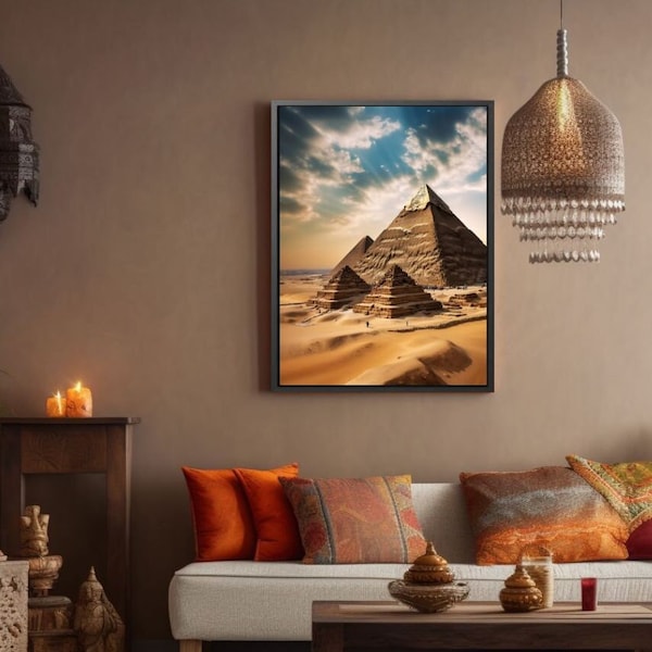 Egyptian Wall Art Etsy