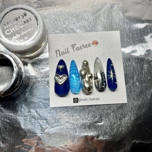 Ensemble d&#39;ongles à presser inspiré de l&#39;an 2000