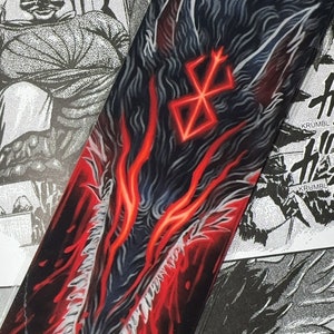 Bloody Beast of Darkness Bookmark - Wolf Bookmark, Jumbo Laminated Waterproof Placeholder, Anime Manga Reader Fan Gift