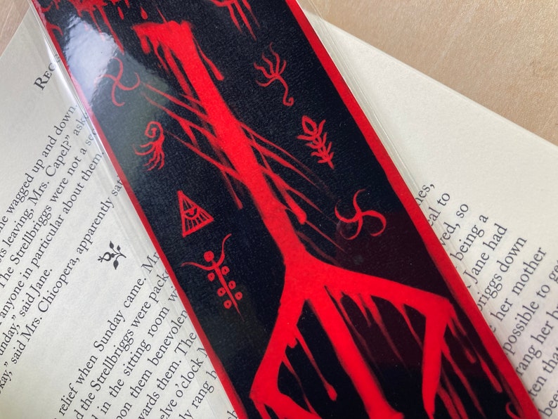 Hunter Rune Bookmark - Laminated Dark Fantasy Bookmark, Gift for Souls ...