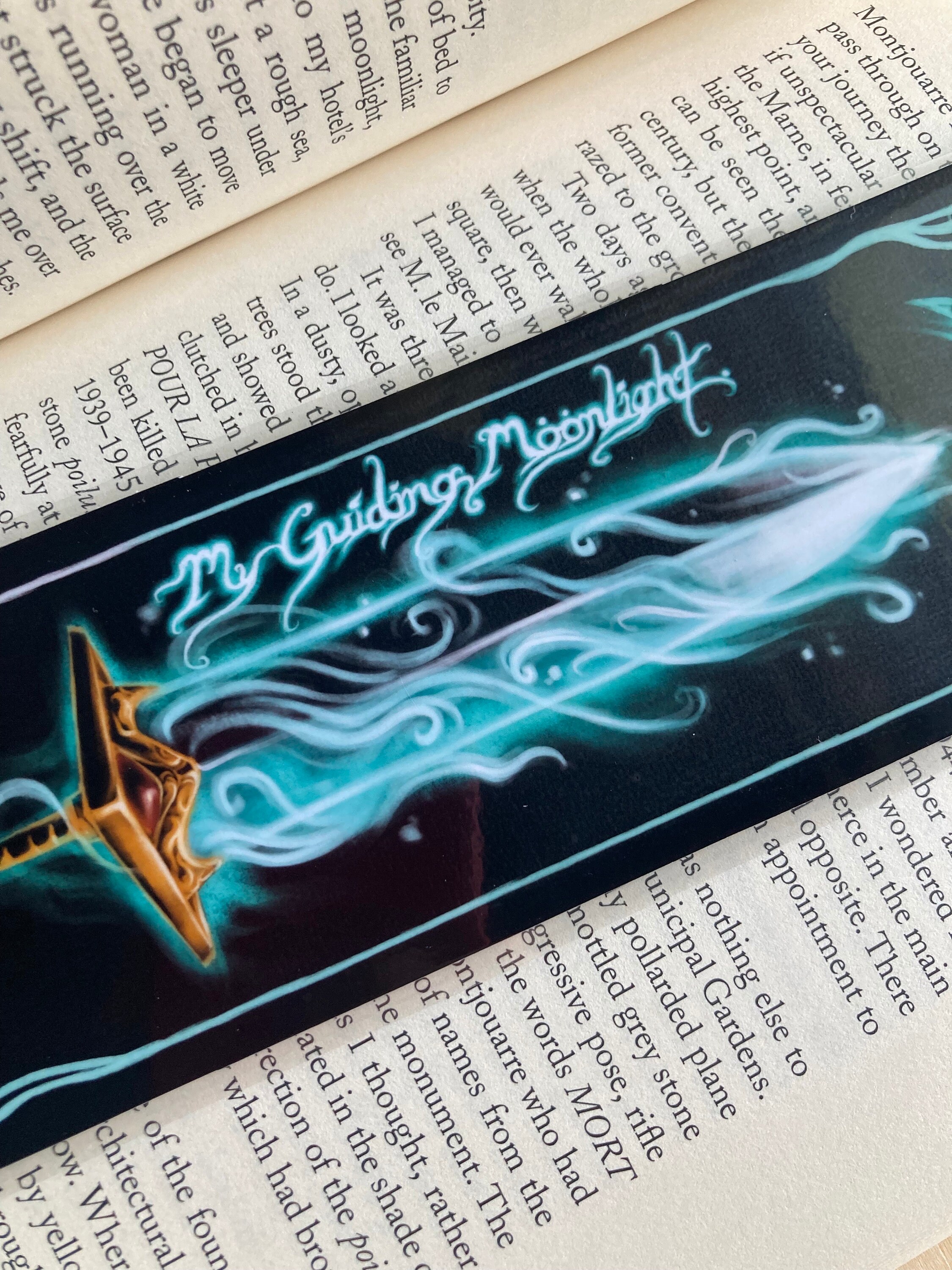 Moonlight Greatsword Bookmark - Waterproof Laminated Dark Fantasy Souls ...